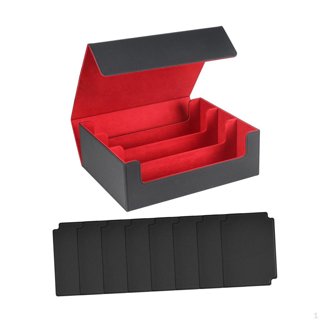 Die Aufbewahrungsbox für Kartendecks fasst 1800 Karten. Robustes und langlebiges Spiel