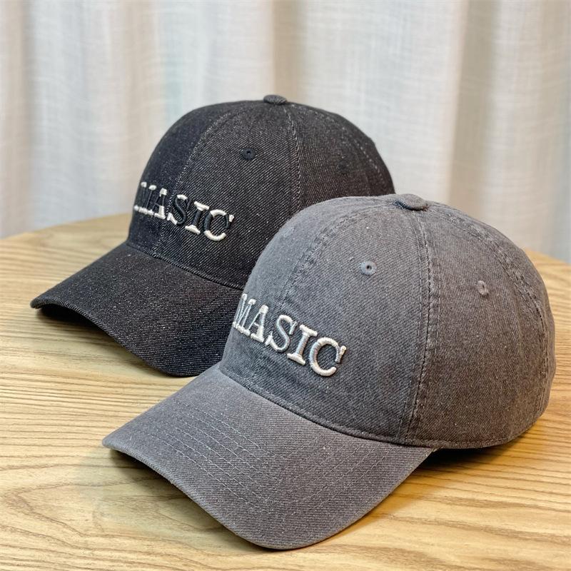 Spring and Autumn New Letter Embroidered Hat for Men and Women  General Purpose Baseball Cap Trendy Fashion Simple Baseball Cap Soft Top