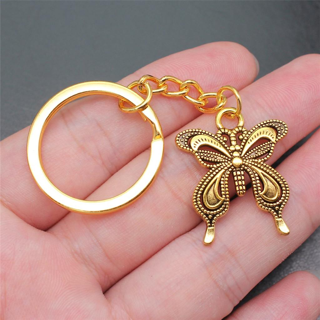 Bee Butterfly Garden Insect Keychain for Friends Hot Sale Modern Bridesmaid Gift Dainty Daily Use Accessory