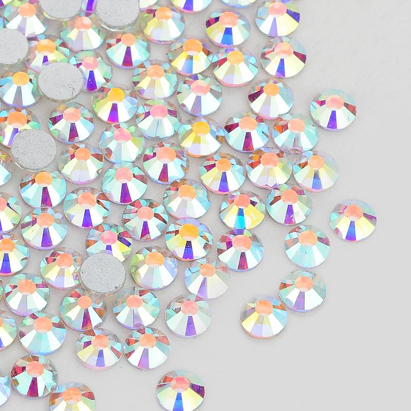 High Quality Non Hotfix Rhinestone Diamond Strass Flatback Glass Crystal Rhinestones Bulk for Cloth DIY Crafts