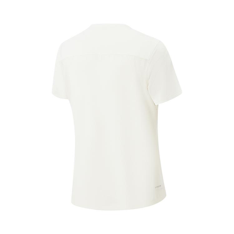 Li Ning Fitness Serie Lockere Passform Rundhalsausschnitt Logo Buchstabe T-Shirt Damen Oberteile ATSW334-1