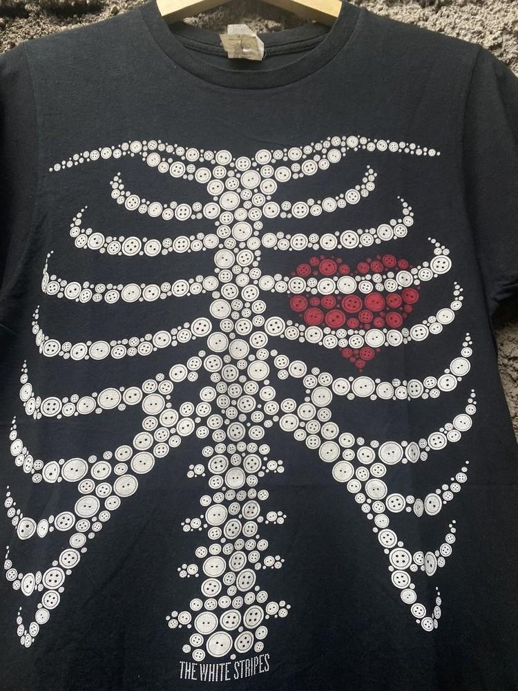 

The White Stripes vintage TShirt reprinted black shirt gift for fan Unisex T-Shirt XXL