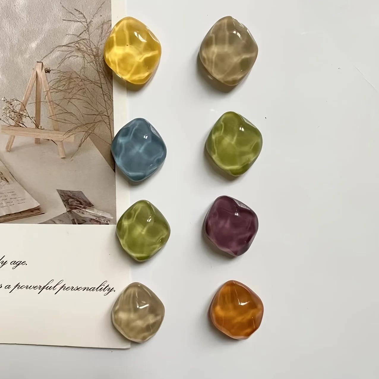 

8 шт. Ins Геометричні Хвилі Холодильник Барвисті Магнітні Наліпки Po Біла Дошка Повідомлення Декоративний Магніт