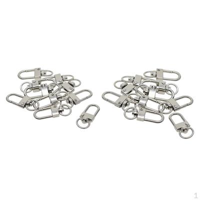 20 Pieces Swivel Snap Lobster Clasp Clips Keychain Carabiner