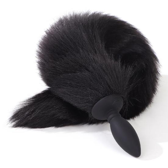 Plush Tail Anal Toy Prostate Stimulation Massager Dildo Silicone Anal Beads Butt Stopper Men Women Couples Adult Sex Toy
