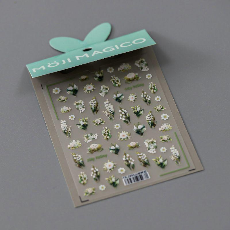 

Qiji Valley Linglan Flower Three-Dimensional Relief Nail Sticker Waterproof Nail Sticker Decorative Jewelry 2891 2892 TS-2891 Valley Lily of the Valley