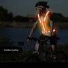 5 Lights Colors High Visibility Reflective Running Gear Rechargeable Light up Running Vest for Walking Running Cycling