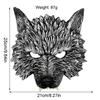 PU Cosplay Prom Props Full Face Animal Mask Nightclub Halloween Wolf Mask  Christmas