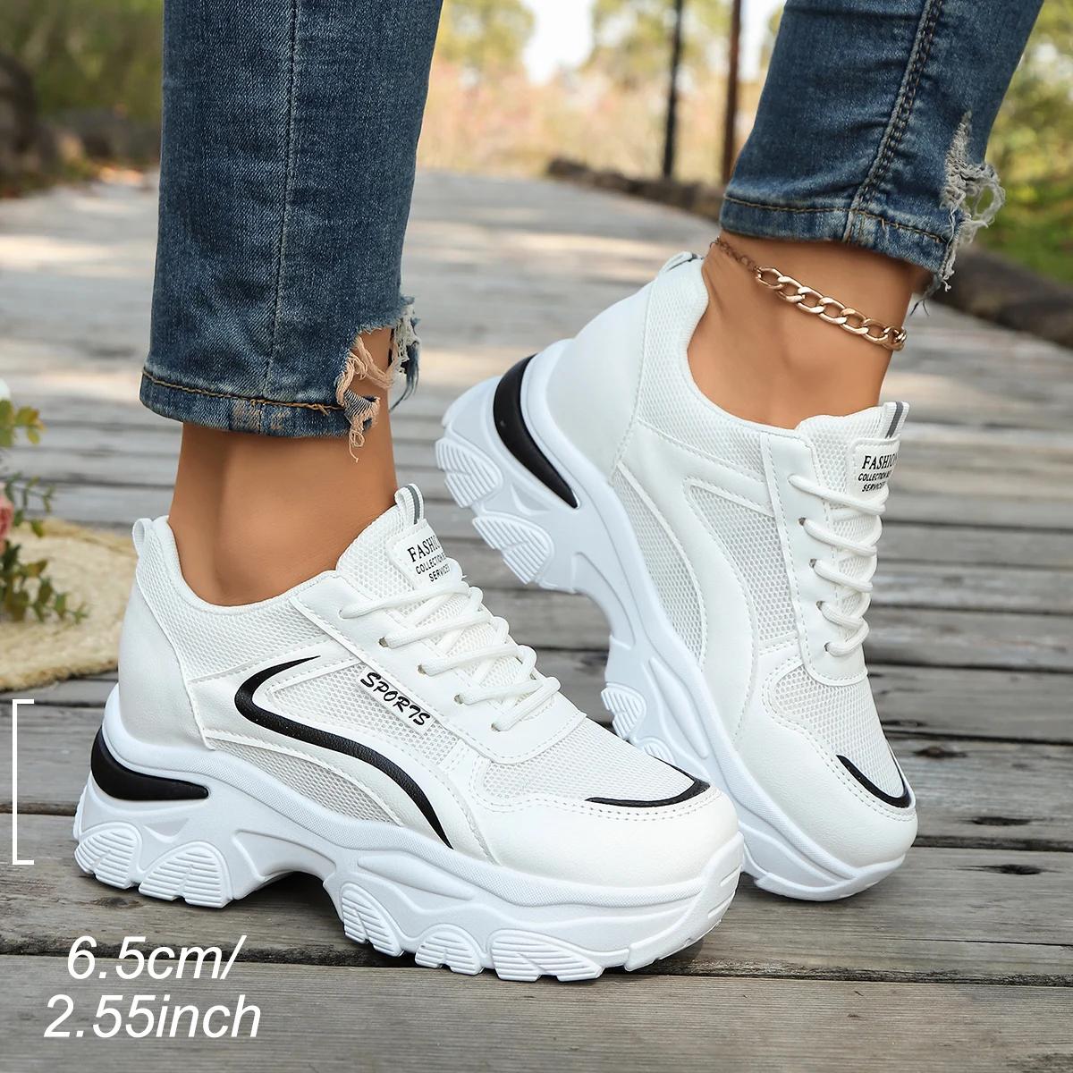 

Новые женские кроссовки Дышащая женская спортивная обувь Уличные прогулочные балетки Весенняя повседневная обувь Женские кроссовки 42 чёрный