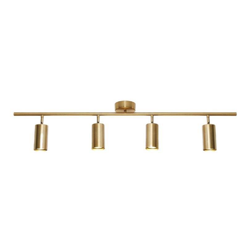 Modern Gold Multi-Head Spotlight Wall Lamp for Bars, Restaurants, and Cloakrooms