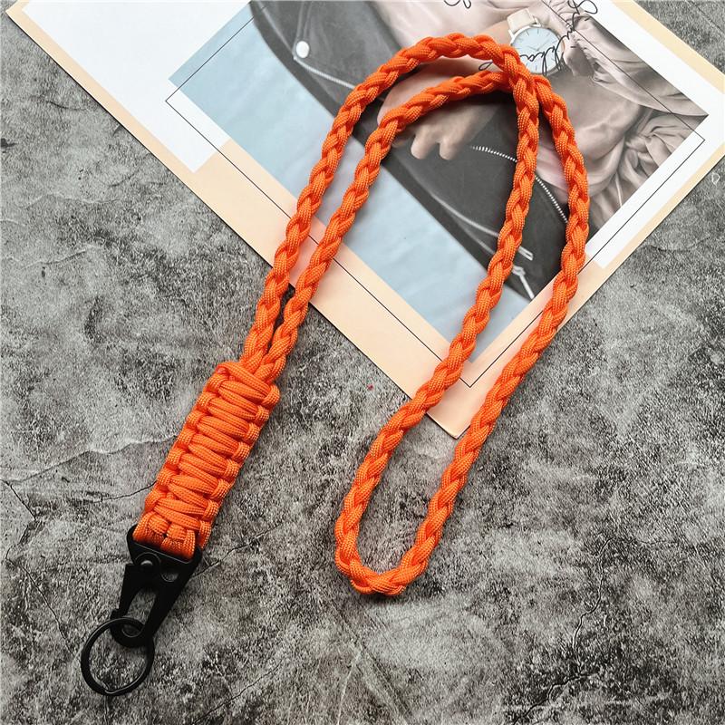 Keychain for Phone Lanyard Neck Strap Handmade Rope Heavy Metal Keyring Lanyard Anti-lost Cellphone Strap Premium Accessories