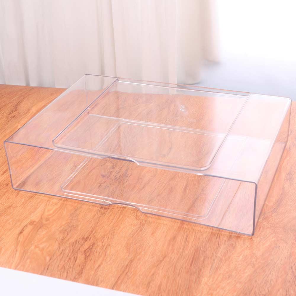 Solid A4 Paper Sorting Box Stackable Drawer Desk Organizer Minimalist Desktop Storage Rack Desktop