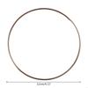 Round Dreamcatch Circle Gold Color Round Wire Wreath Making for Independence Day Flower Making Supply X3UC