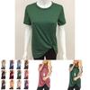 Stylish Women's Tunic Tops Short Sleeve Summer Loose Blouse Plus Size Shirt T-shirt