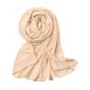 Monochrome Women's Sweat Cloth Bag Head Long Scarf, Autumn and Winter High-quality Windproof and Sandproof Scarf Headscarf