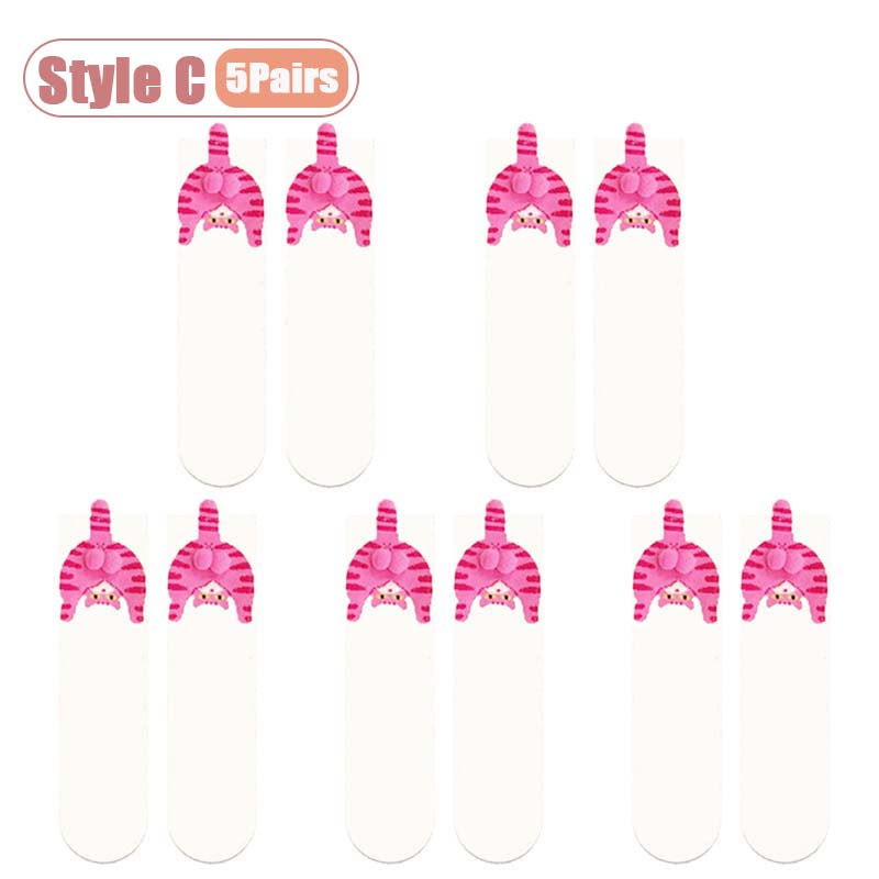 Cartoon Cat Egg Socks for Couples Maternity Spring Summer Stacking Style Fashion Middle Tube Sock for Daily All Season Use