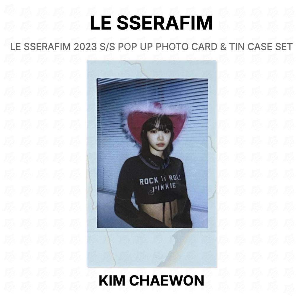 LE SSERAFIM 2023 S/S POP UP PHOTO CARD & TIN CASE SET Official Photocard