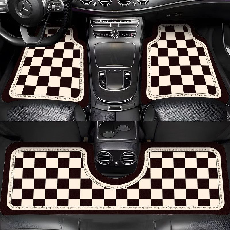 Tapetes de Chão para Carro com Fragrância Tingida a Tinta, Antiderrapantes e Absorventes de Água, Peça Única, Personalizáveis, Tapetes de Interior de Carro Semi-Fechados