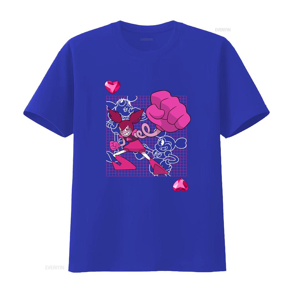 Steven Universe Mens The Movie Spinel Punch T Shirt New Styles In S L XL Vintage Washed Homme Stretched Fashion Streetwear Soft