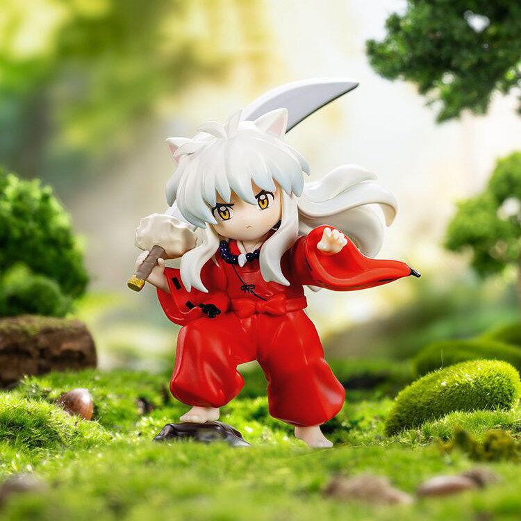 POPMART GONG Inuyasha Sengoku Journey Series Kikyo Sesshomaru Set Collectible PVC Anime Action Toy Art Figure Gift