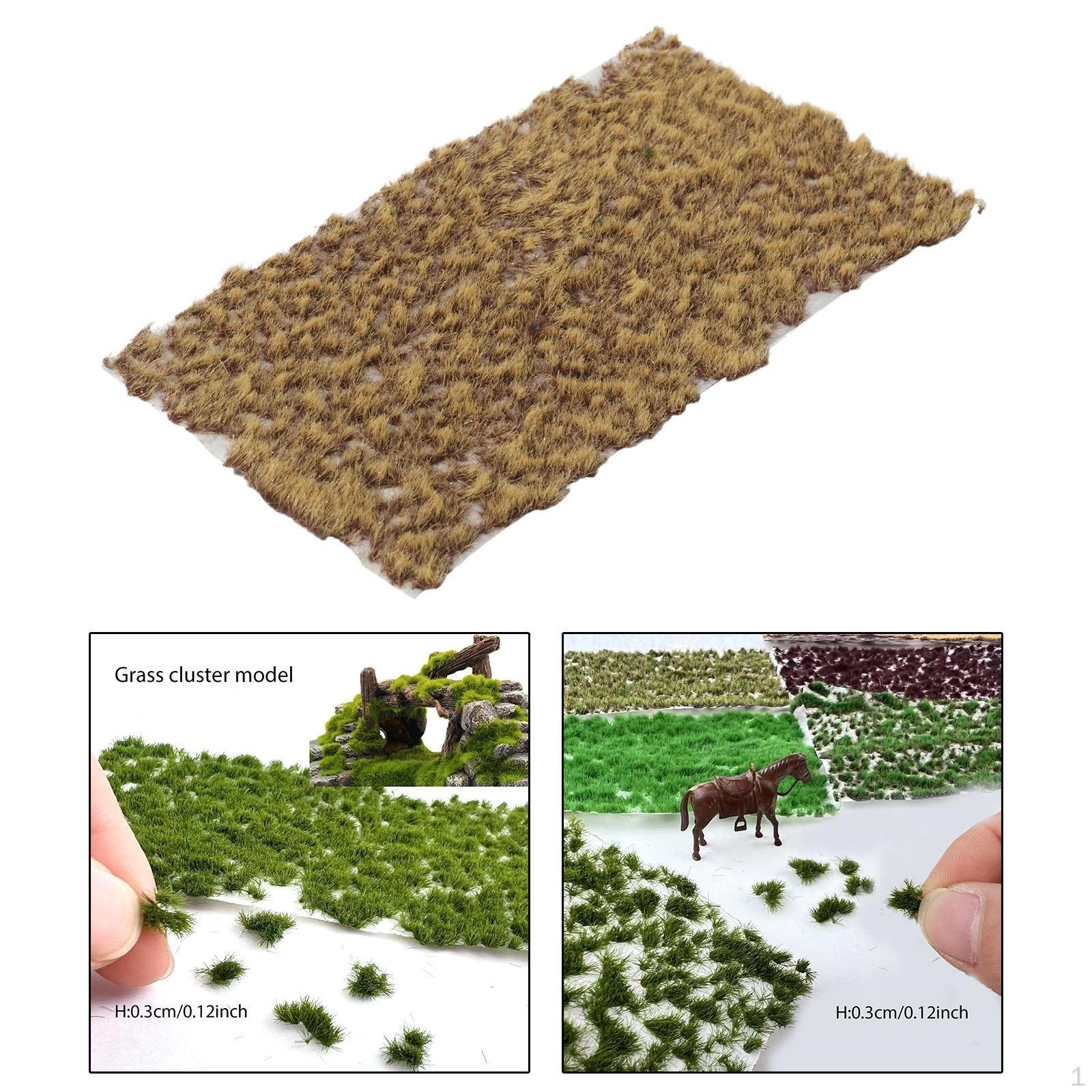 

Модель травяного пучка 3 мм Искусственная миниатюра DIY Проекты Ландшафтная планировка Декорации для строительства Type D