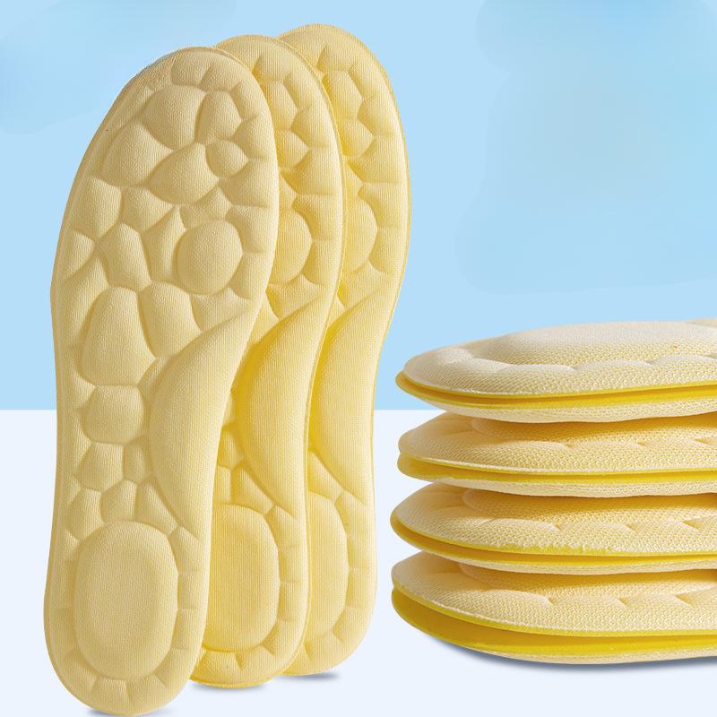 1/3pairs Women and Men Soft Insole Massage Memory Foam Insoles Sports Insoles