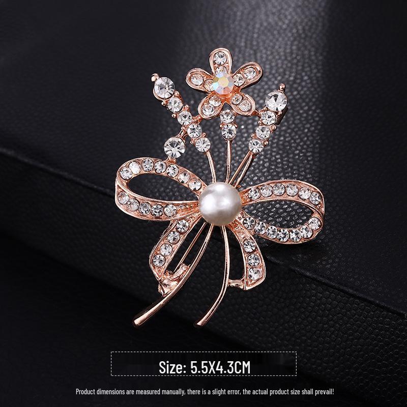 Elegant Peony Brooch: High-End Chinese Style Corsage Pin