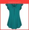 T-shirt Blusa Estiva Manica Corta Taglie Forti da Donna Top Casual Larga Tunica Tee Per Stile Senza Sforzo e Comfort