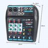 with 48V Phantom Power DJ Console Mixer 4-Channel USB Mixer Durable Audio Mixer