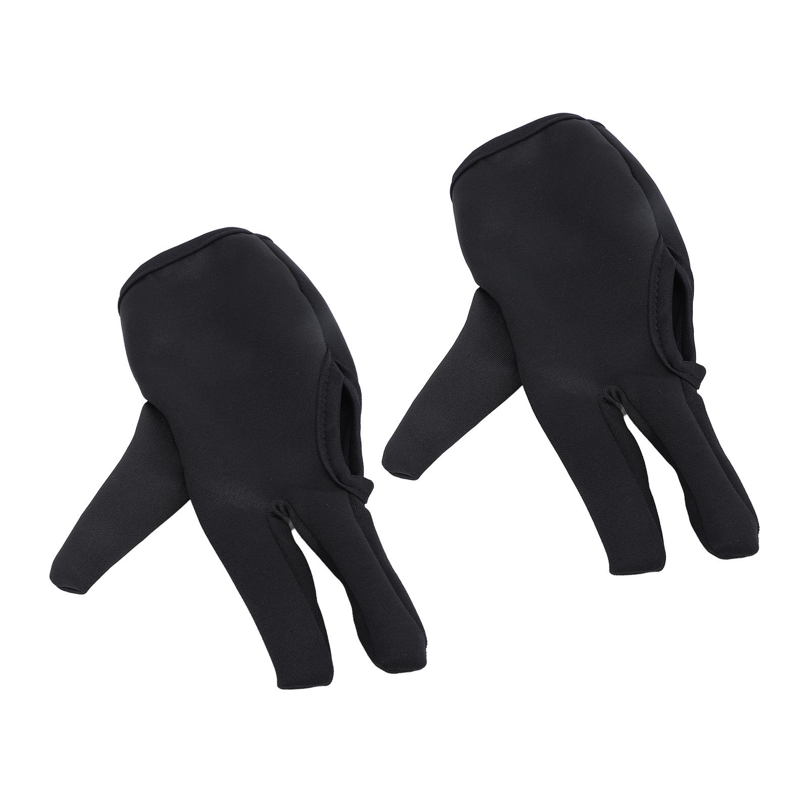 

1 пара термостойких перчаток для волос, перчатки с 3 пальцами для окрашивания волос, профессиональная перчатка для завивки волос