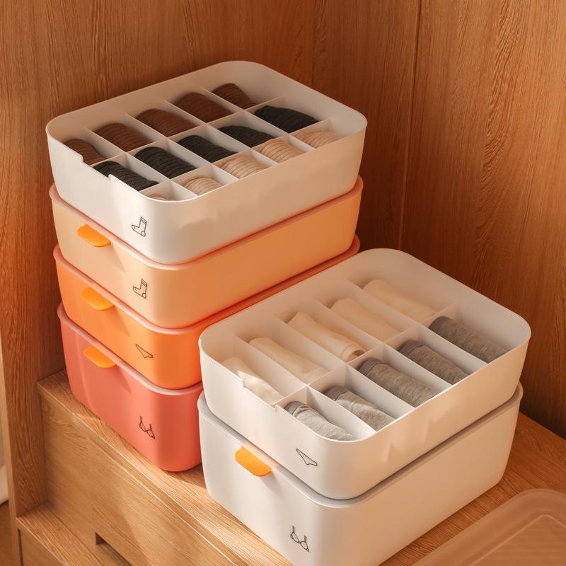 Women's Drawer Organizer: Underwear, Bra, Panty, and Sock Storage Box - 3-in-1 Sorter