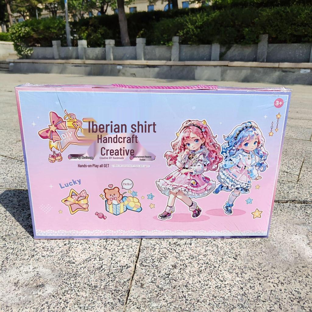 Creative Magnetic Quiet Book: DIY Girl Hair Clip Scrapbook Toy - Perfect Enrollment Gift for Children