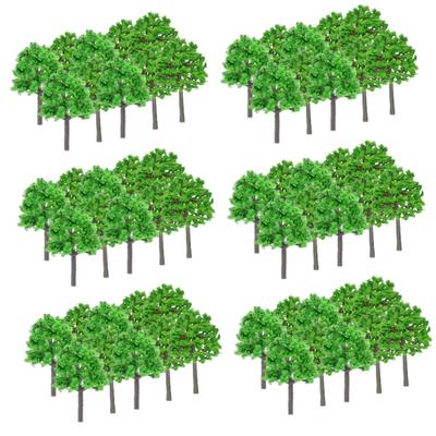 Heizi Diorama Trees, Set of 60, for HO Gauge and N Gauge Models, Landscapes, Railway Models, Architectural Models, Miniatures, Plastic Model