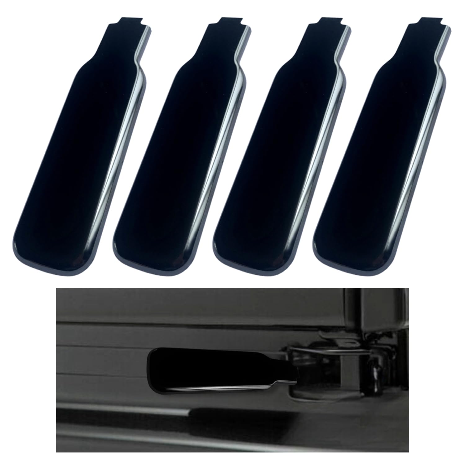 

РиНан. Грузовик Hijet Jumbo Light Tiger Заказные детали Аори Чехол на руль S200 S500 Снаружи Черное Хромирование чёрный