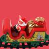 Classic Christmas Train Set - Battery Operated With Lights & Sounds, Railway Tracks For Under Tree Decor & Kids Play