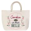 Beach Bag - PLANETEE - Candice - Rope Handle - Large Size - Personalized (Cotton)