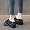 Baotou slippers women's outer wear summer new 2025 Korean version versatile Hong Kong style fashion cool slippers women's height increase half slipper