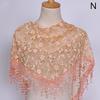 Women's Tassel Floral Lace Scarf Summer Clothing Accessories Fashion Scarves Shawl KTY
