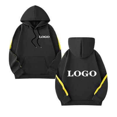 Customize Your Logo Fall Winter Men's Sportswear Striped Tracksuit Casual Winter Warm Hoodie Breathable Pullover Euro Size
