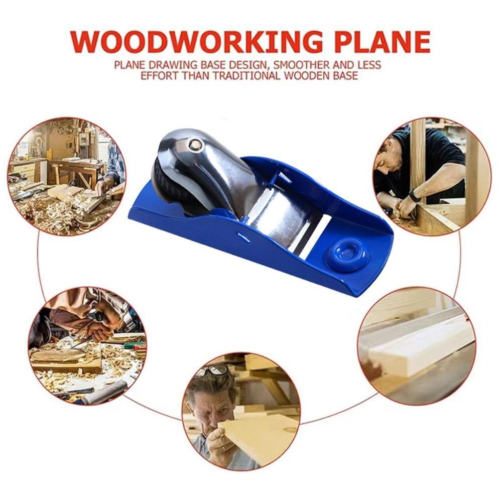 Portable Wood Cutting Manual Wood Planer Bottom Edge Woodworking Pocket Plane DIY Crafting Deburring Mini Hand Tool Smoothing