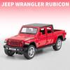 Schaal 1/32 Jeep Wrangler Gladiator pick-up truck, legering automodel gegoten metalen speelgoed terreinvoertuigen met geluid en licht collectie kindercadeau