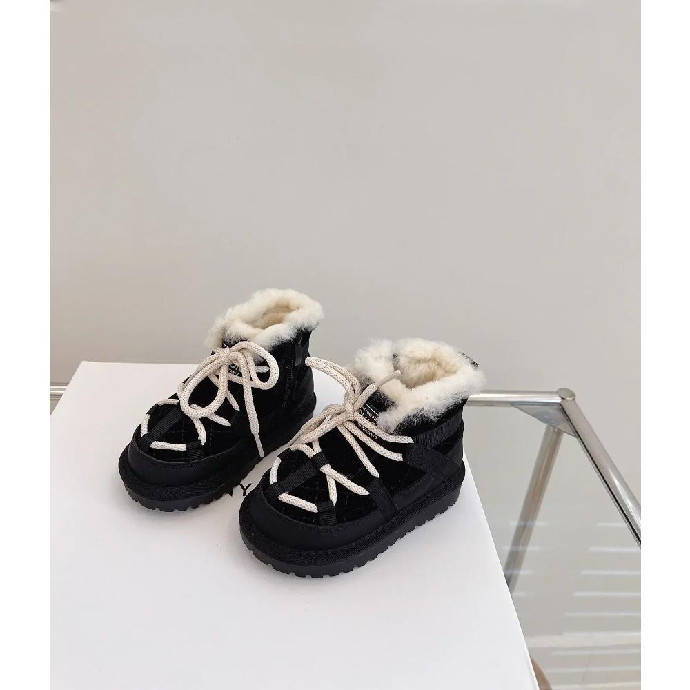 

Baby Shoe Baby Boot Thick Sole Warm Snow Boot Boy Girl Boot Toddler Girl Shoe Casual Sneaker 21 чёрный