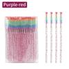 50Pcs Crystal Eyelash Brush Microbrush Cosmetics Tool Eyelash Brushes Rainbow Color Eyelashes Extension Spoolie