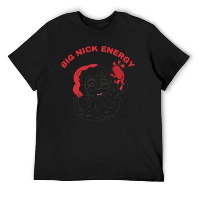 Big Nick Santa Energy T-Shirt Gifts for Boyfriend Animal Prinfor Boys Funny T-shirt Mens Designer Clothes