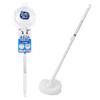 LEC Gekiochi-kun Bath Cleaner, Medium Extendable (63-85cm), Mesh-like Special Fiber Bath Brush, Bathroom Cleaning Brush