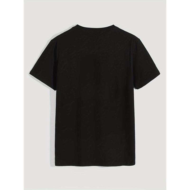 Taglie Europee T-shirt da Uomo Corta con Grafica di Elefante Mammut - Estiva Casual Girocollo Manica Corta T-shirt Monocolore con Stampa di Elefante Mammut Corto
