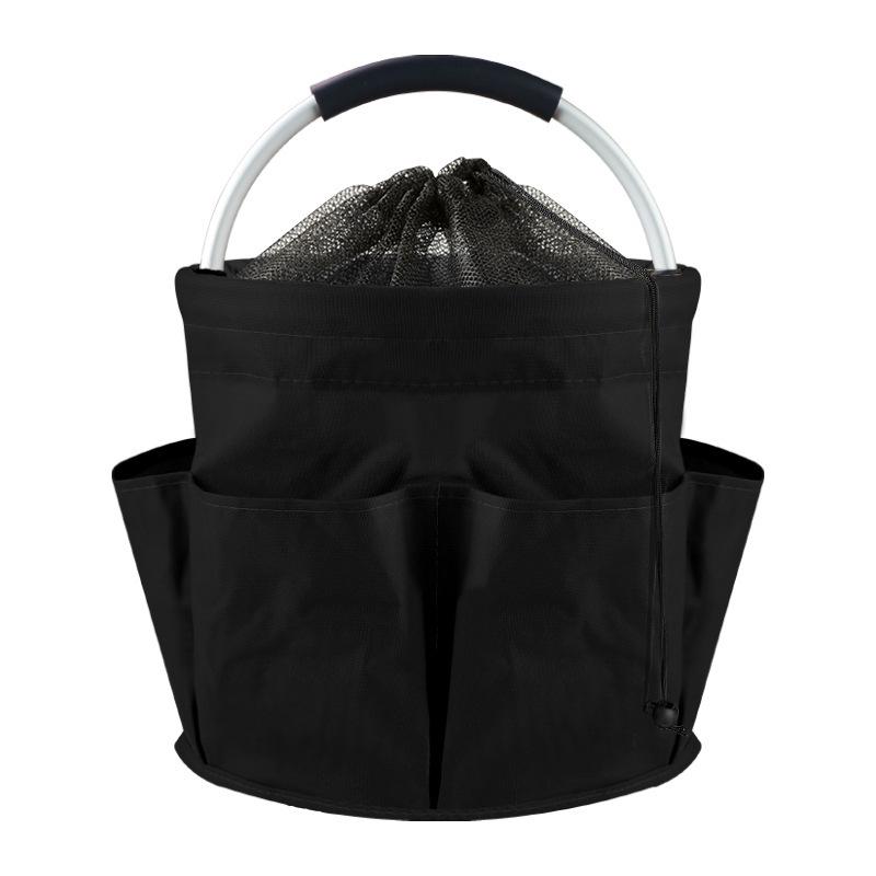 Lightweight Foldable Beach & Picnic Basket - Portable Handheld Storage and Wash Bag