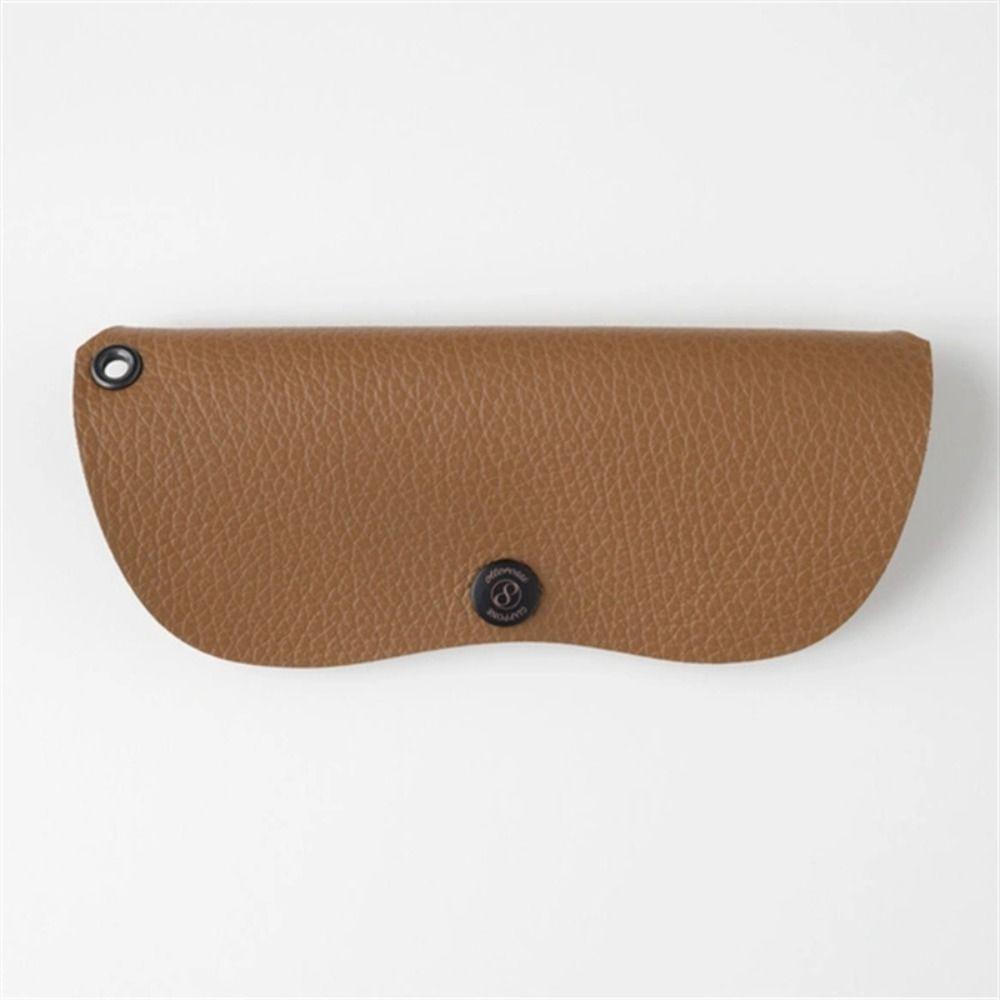with Lanyard Sunglasses Storage Bag PU Leather SunGlasses Holder  Eyewear Accessories