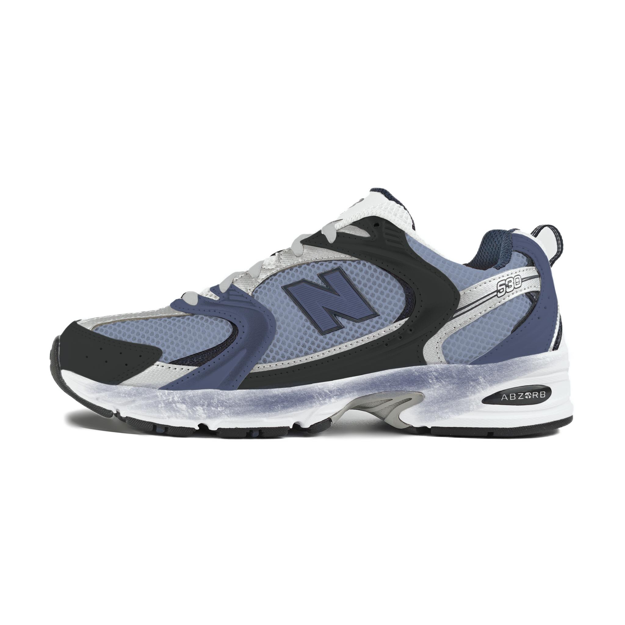 

New Balance NB 530 Mesh, Textile, Artificial Leather Abrasion Resistant Low top Running Shoes Unisex Blue MR530SG(Team183-) 37