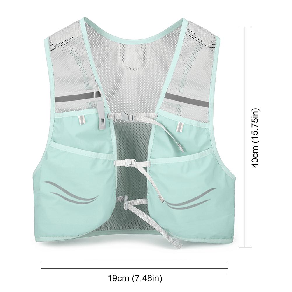 Hydration Jogging Vest Ultralight Breathable Running Race Hydration Vest Women Men Functional Pack for Marathon Cycling Hiking